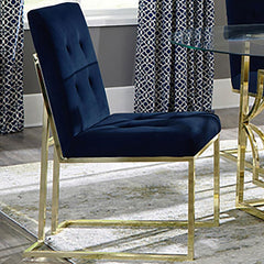 Cisco Blue Side Chair - MyWaynesHome #