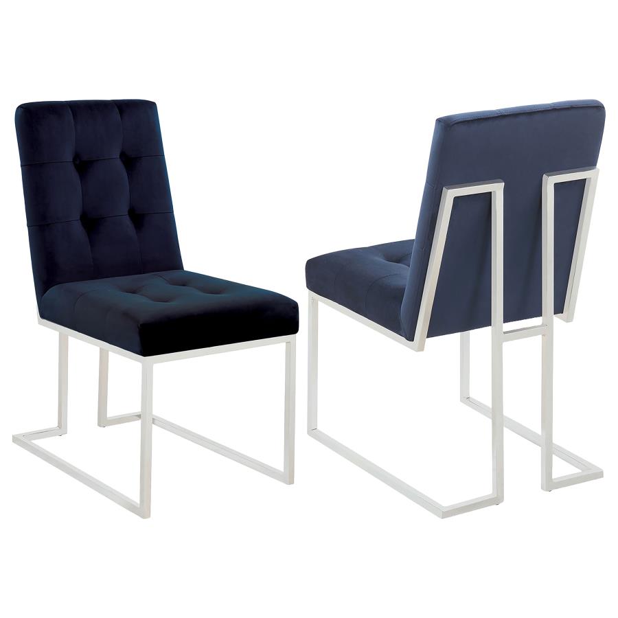 Cisco Blue Side Chair - MyWaynesHome #