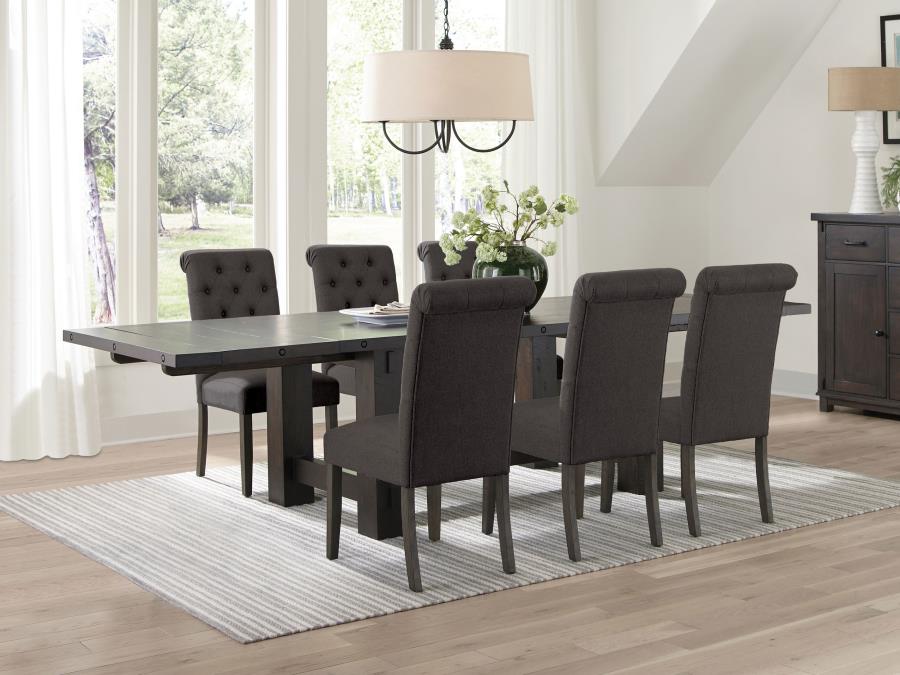 Calandra Brown 7 Pc Dining Set - MyWaynesHome #