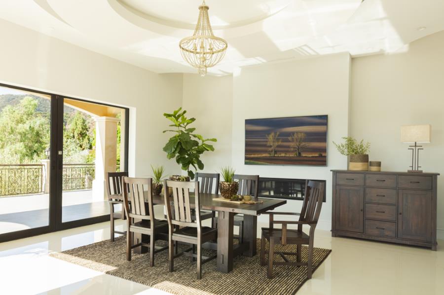 Calandra Brown Dining Table - MyWaynesHome #