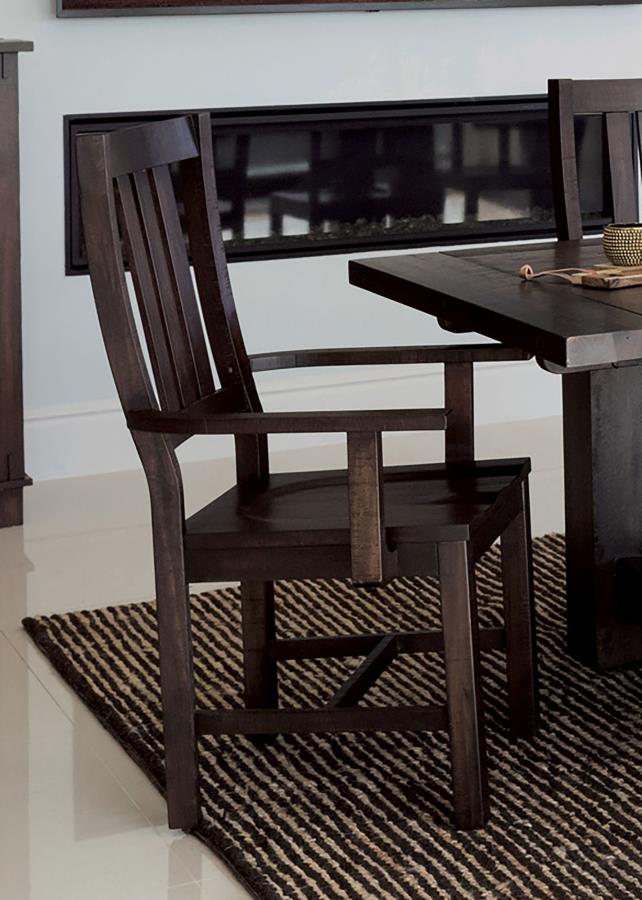 Calandra Brown Arm Chair - MyWaynesHome #