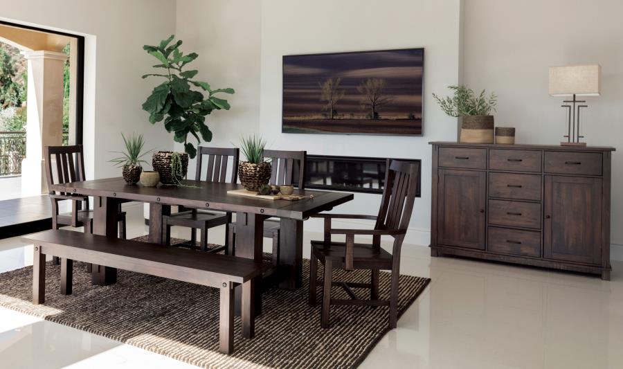 Calandra Brown Arm Chair - MyWaynesHome #