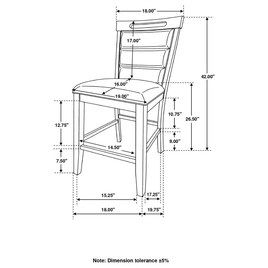 Prentiss Brown Counter Stool - MyWaynesHome #