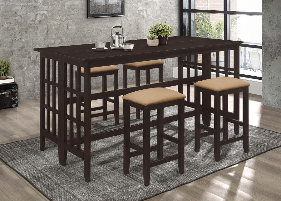 Gabriel Brown Counter Height Dining Table - MyWaynesHome #