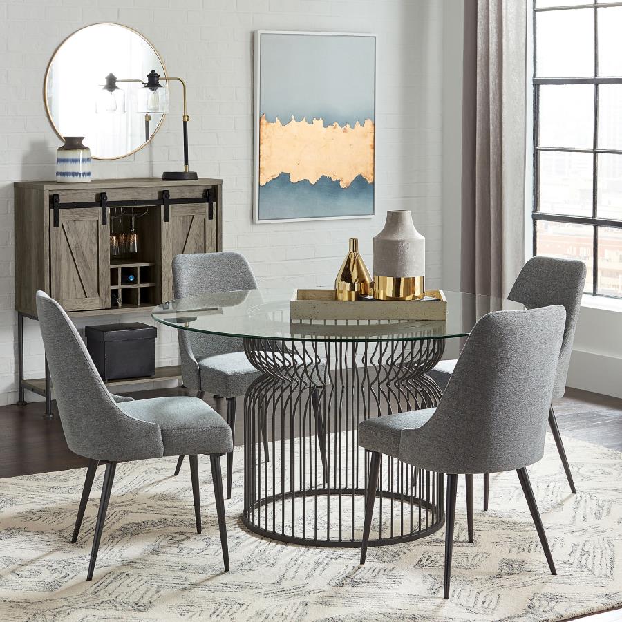 Granvia Black Dining Table Base - MyWaynesHome #