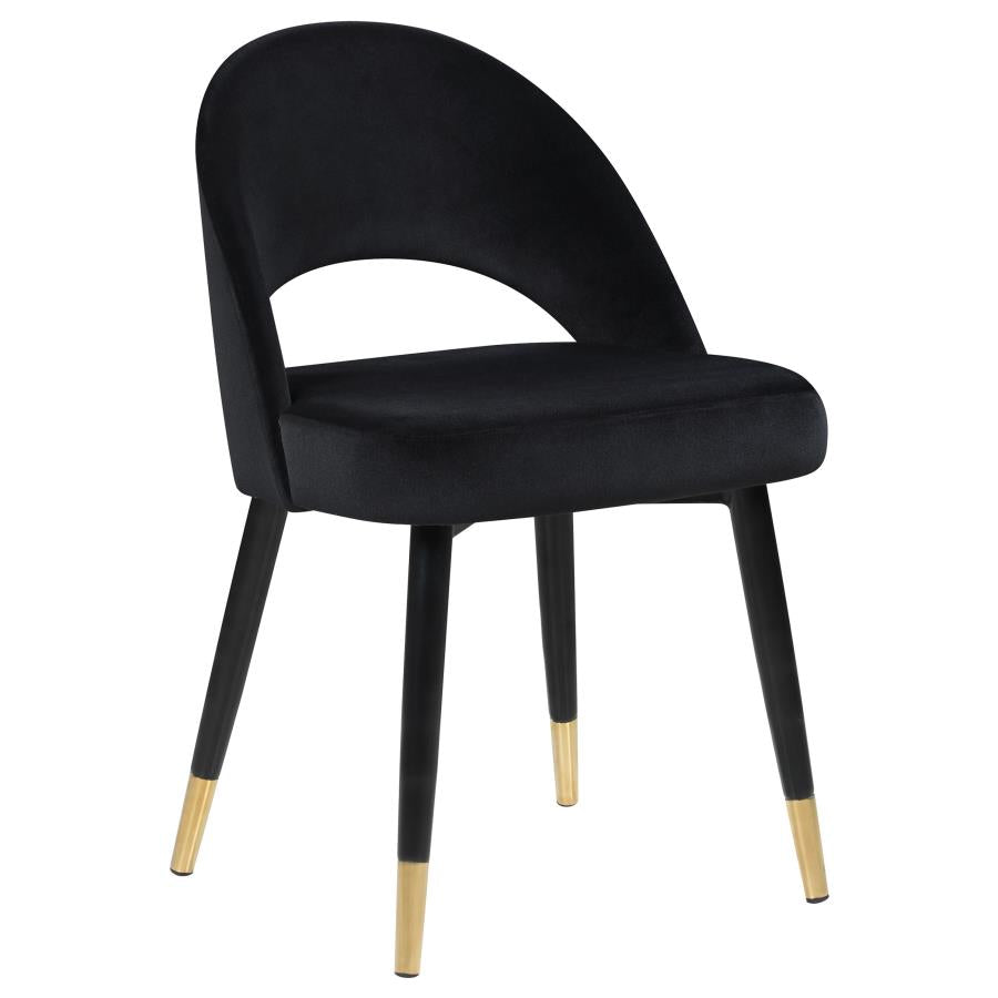 Lindsey Black Side Chair - MyWaynesHome #
