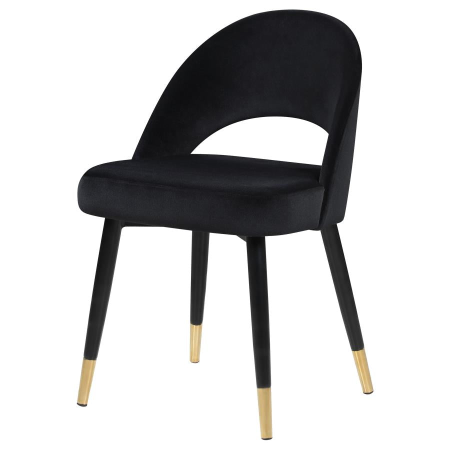 Lindsey Black Side Chair - MyWaynesHome #