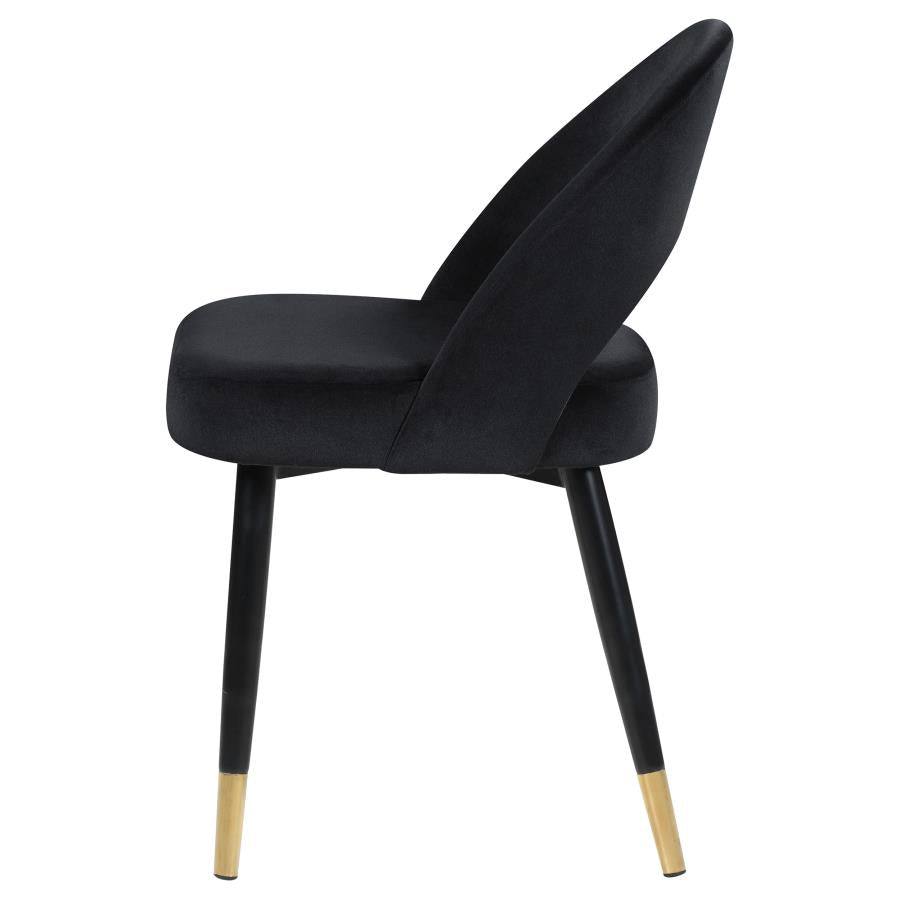 Lindsey Black Side Chair - MyWaynesHome #