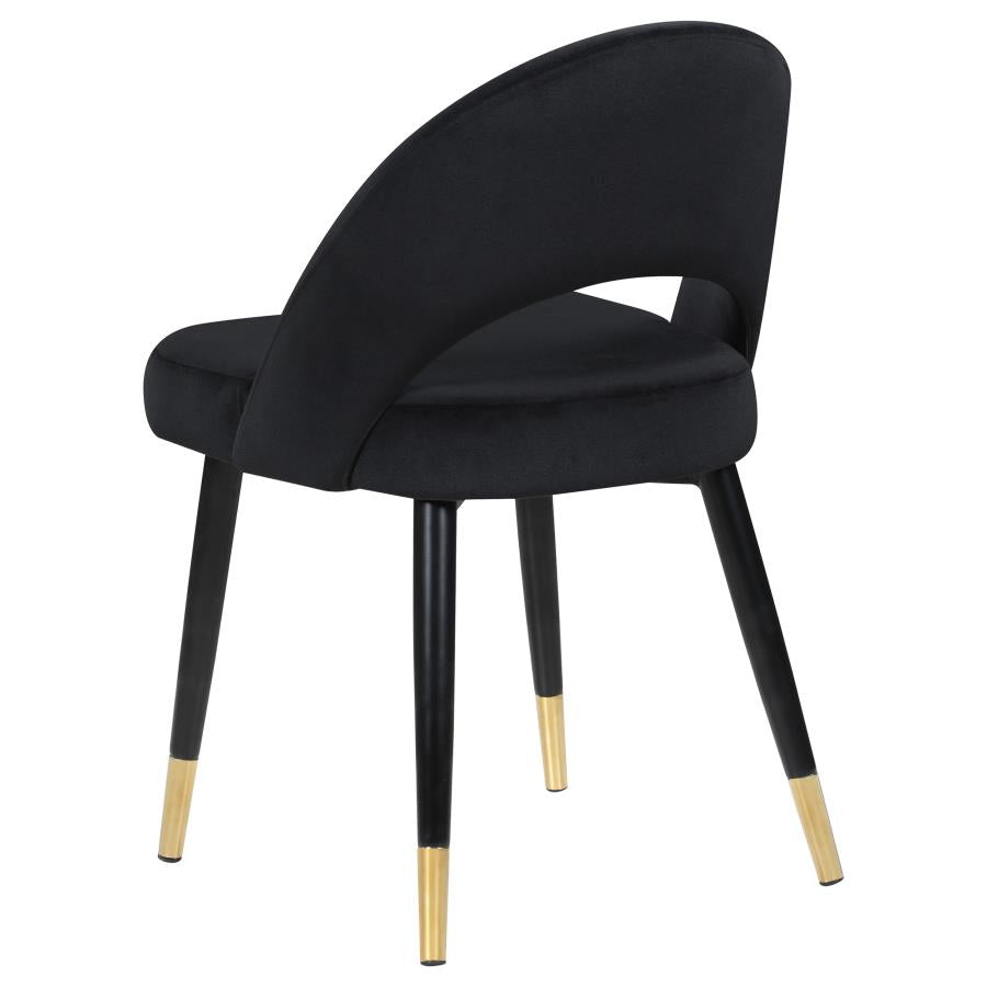 Lindsey Black Side Chair - MyWaynesHome #