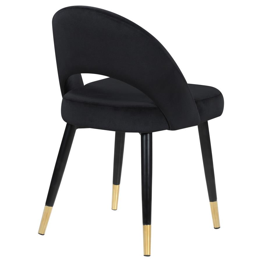 Lindsey Black Side Chair - MyWaynesHome #