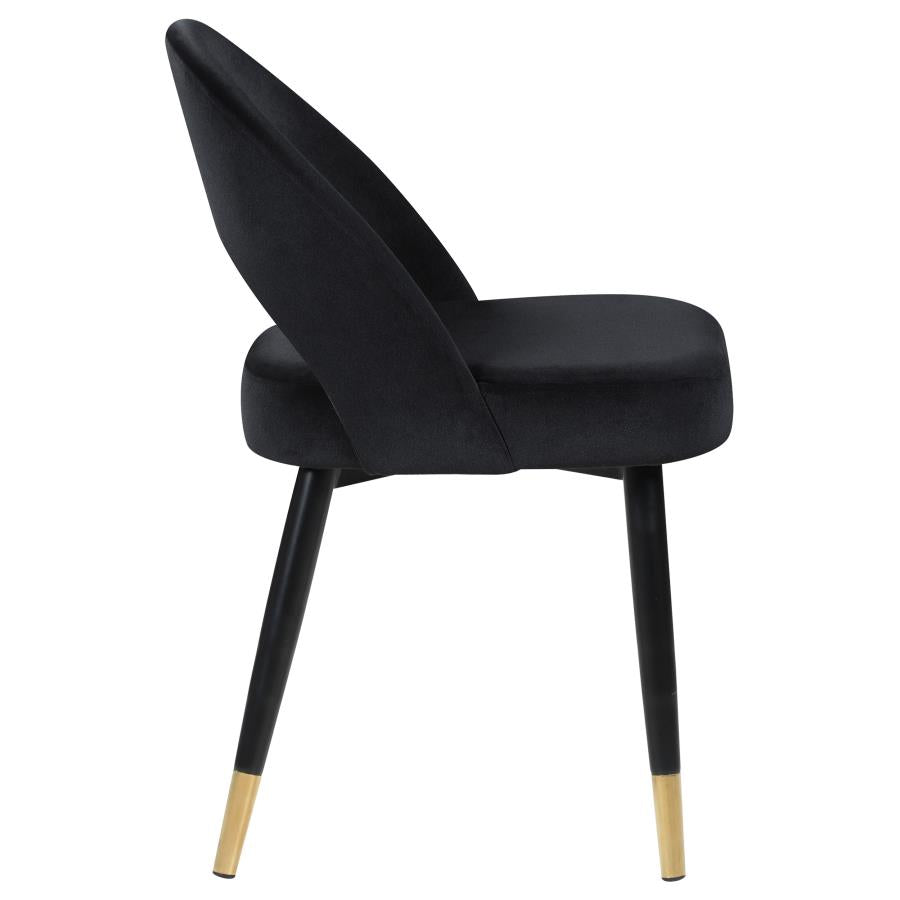 Lindsey Black Side Chair - MyWaynesHome #