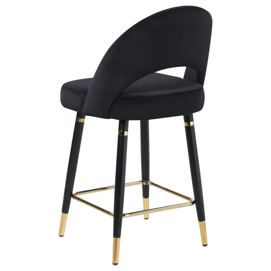 Lindsey Black Counter Stool - MyWaynesHome #