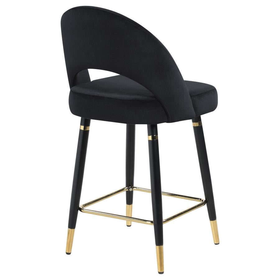 Lindsey Black Counter Stool - MyWaynesHome #