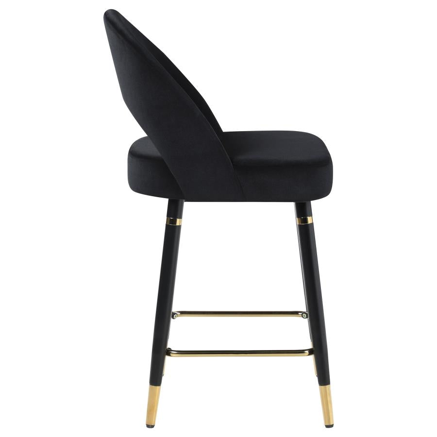 Lindsey Black Counter Stool - MyWaynesHome #