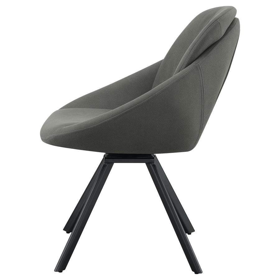 Mina Grey Swivel Side Chair - MyWaynesHome #
