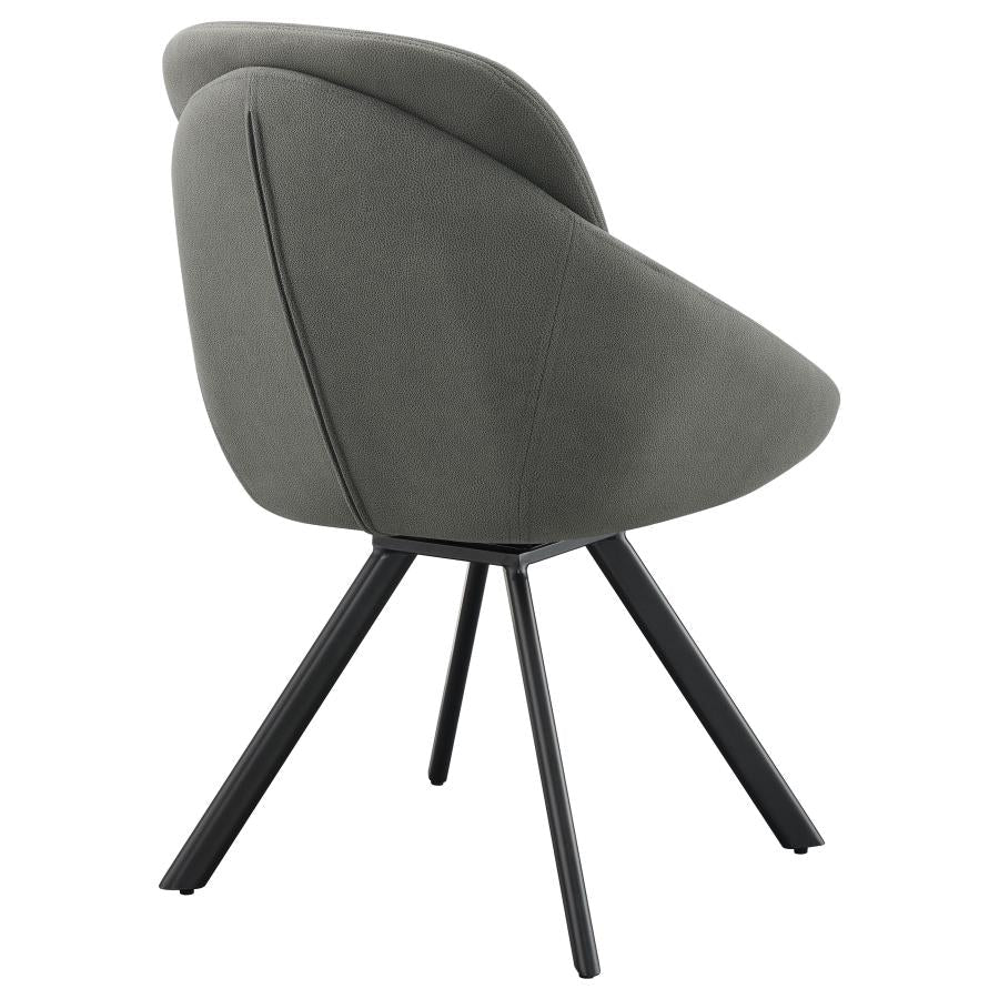 Mina Grey Swivel Side Chair - MyWaynesHome #