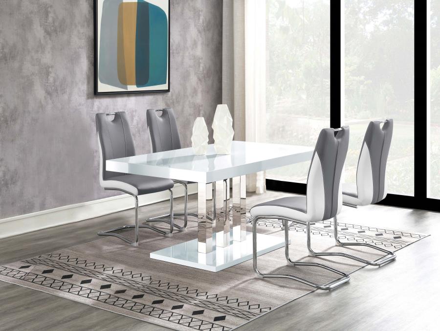 Brooklyn White 5 Pc Dining Set - MyWaynesHome #