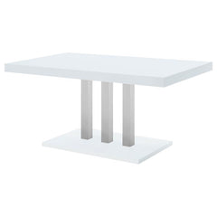 Brooklyn White Dining Table - MyWaynesHome #