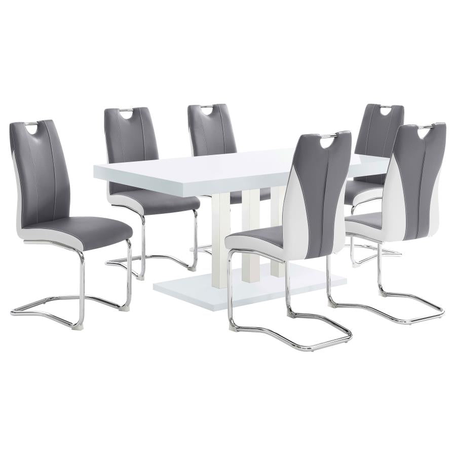 Brooklyn White Dining Table - MyWaynesHome #