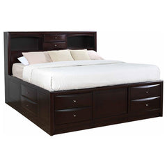 Phoenix Brown Eastern King Bed 5 Pc Set - MyWaynesHome #