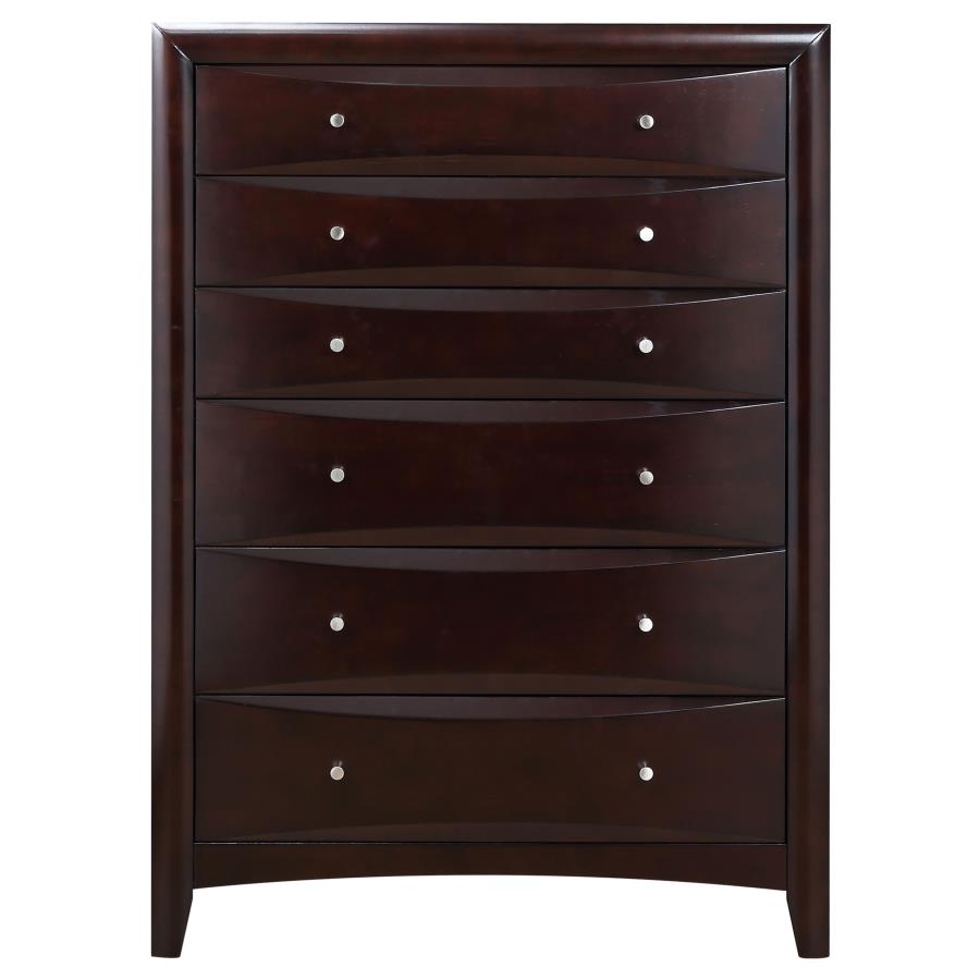 Phoenix Brown Eastern King Bed 5 Pc Set - MyWaynesHome #
