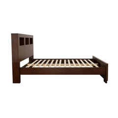 Jessica Brown Queen Bed - MyWaynesHome #