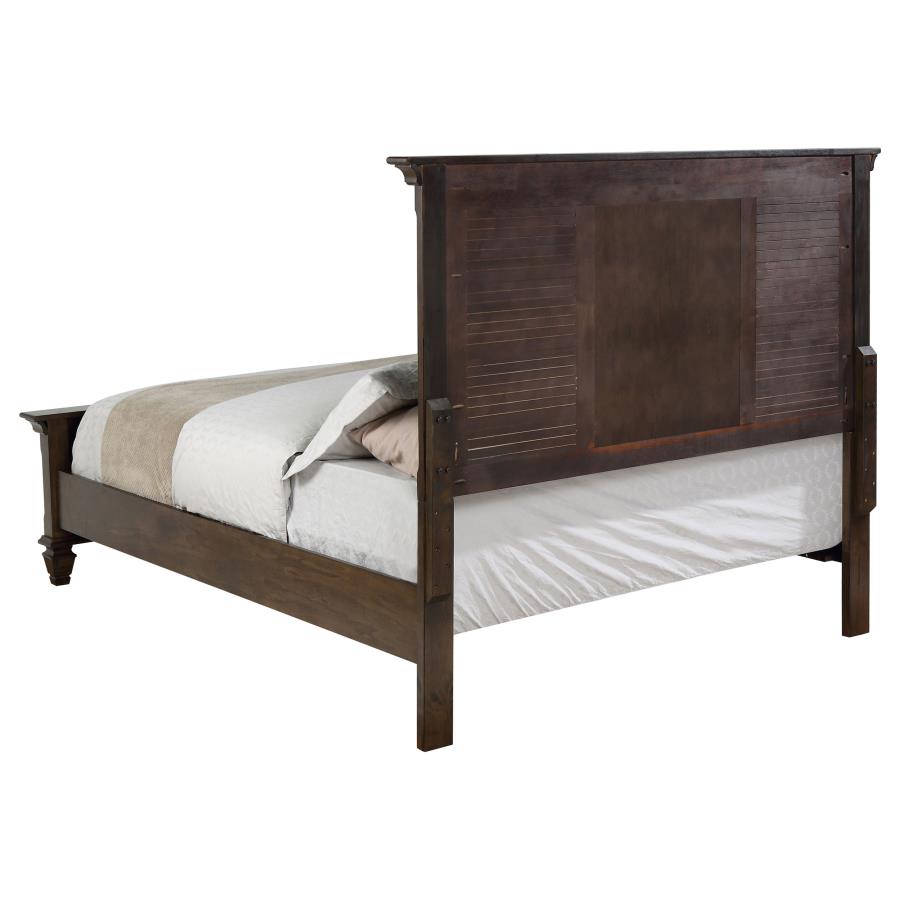 Franco Brown Eastern King Bed 5 Pc Set - MyWaynesHome #