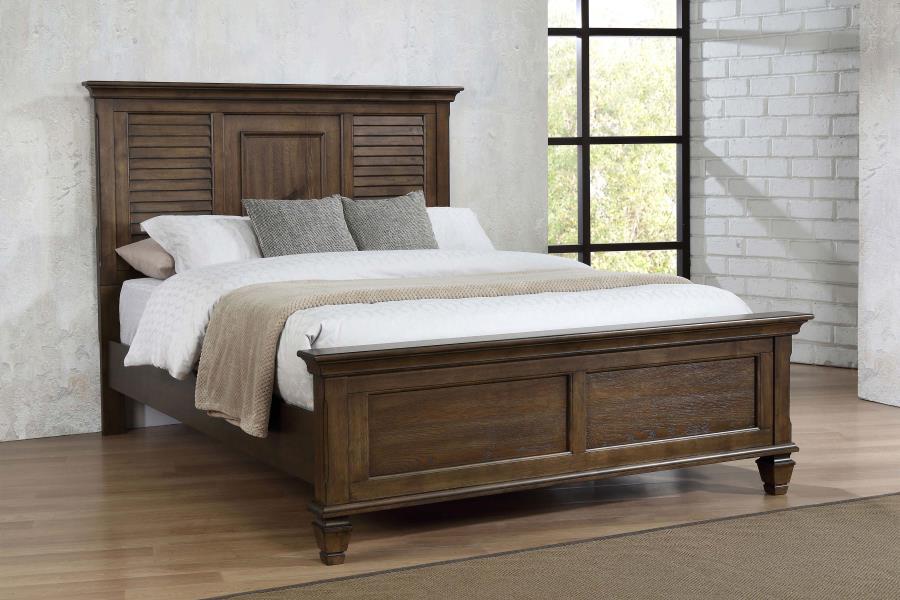 Franco Brown Queen Bed - MyWaynesHome #