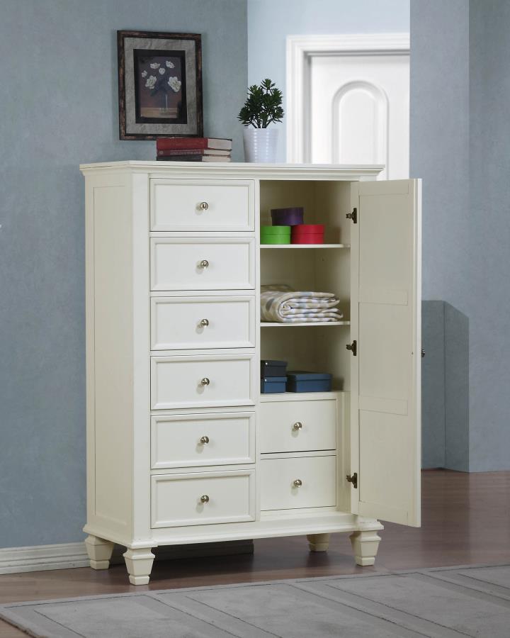 Sandy Beach Ivory Door Chest - MyWaynesHome #