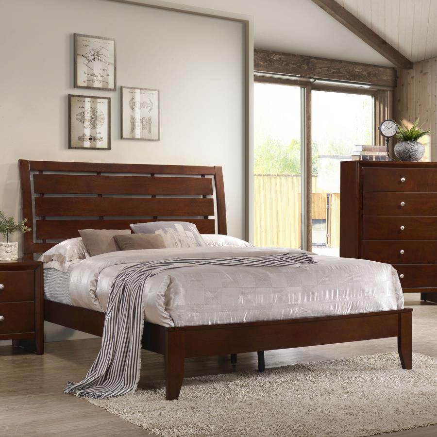 Serenity Brown Eastern King Bed - MyWaynesHome #