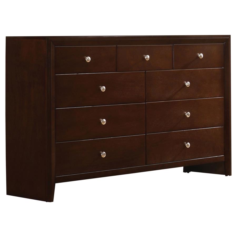 Serenity Brown Twin Bed 4 Pc Set - MyWaynesHome #