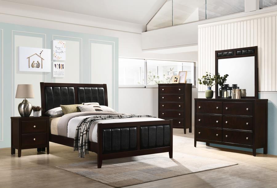 Carlton Brown Full Bed - MyWaynesHome #