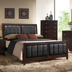 Carlton Brown Eastern King Bed - MyWaynesHome #