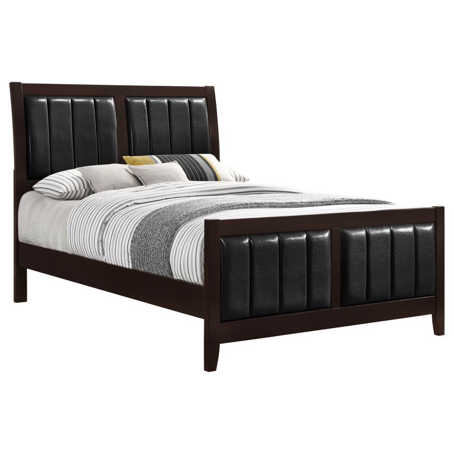 Carlton Brown Queen Bed - MyWaynesHome #