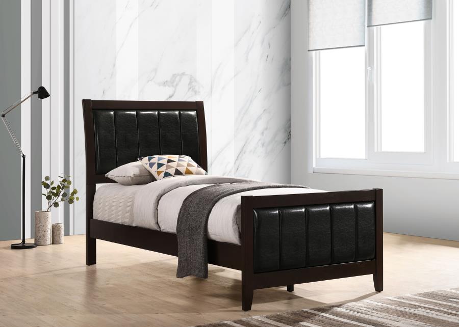 Carlton Brown Twin Bed - MyWaynesHome #