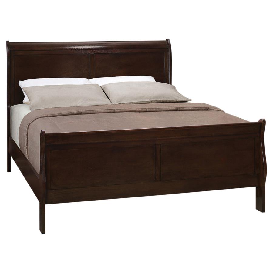 Louis Philippe Brown Full Bed - MyWaynesHome #