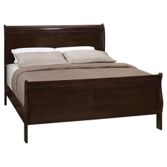 Louis Philippe Brown Full Bed - MyWaynesHome #