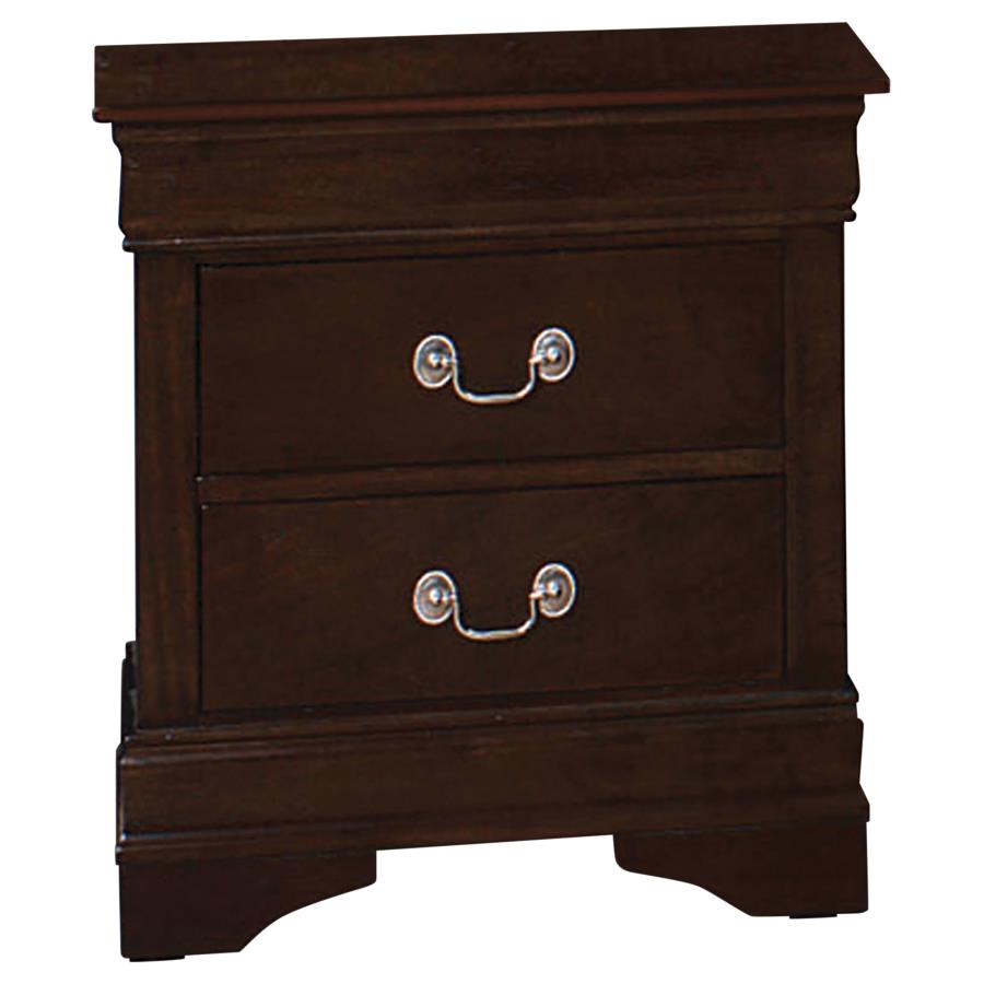 Louis Philippe Brown Nightstand - MyWaynesHome #