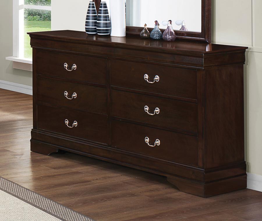 Louis Philippe Brown Dresser - MyWaynesHome #