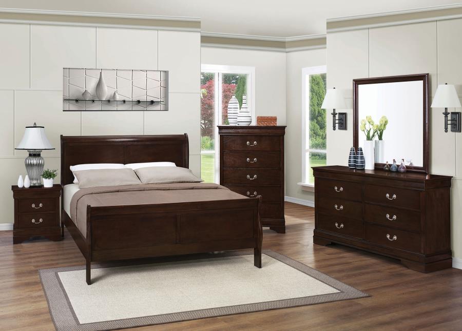 Louis Philippe Brown Dresser - MyWaynesHome #