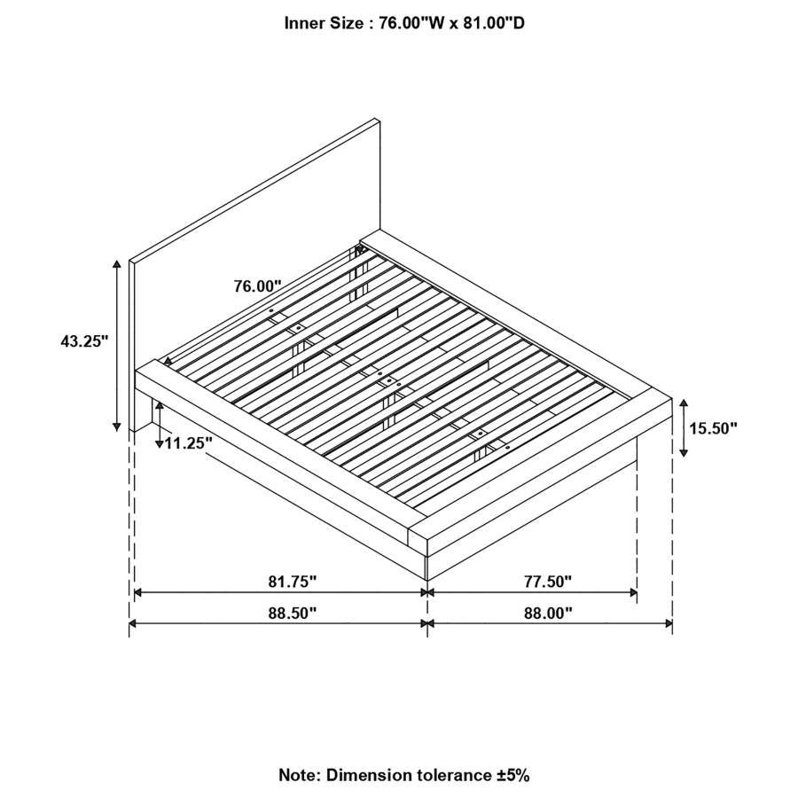 Jessica White Eastern King Bed - MyWaynesHome #