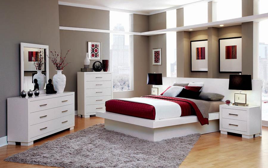 Jessica White Queen Bed - MyWaynesHome #
