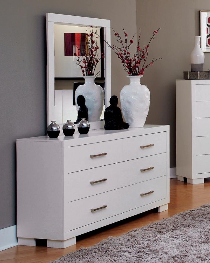 Jessica White Dresser Mirror - MyWaynesHome #