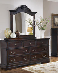 Cambridge Brown Dresser Mirror - MyWaynesHome #