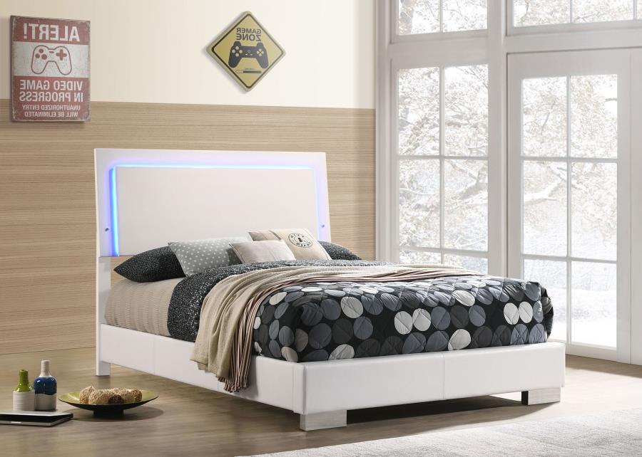 Felicity White Full Bed - MyWaynesHome #
