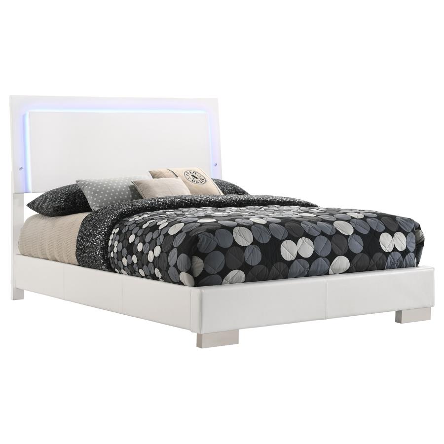 Felicity White Full Bed - MyWaynesHome #
