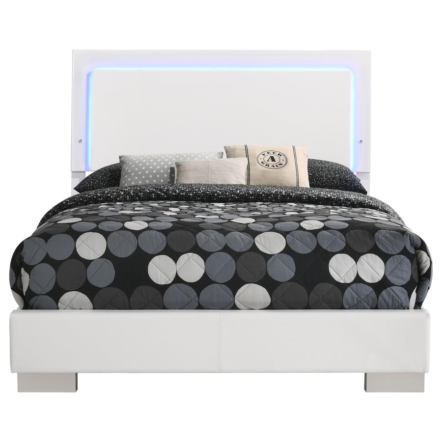 Felicity White Full Bed - MyWaynesHome #