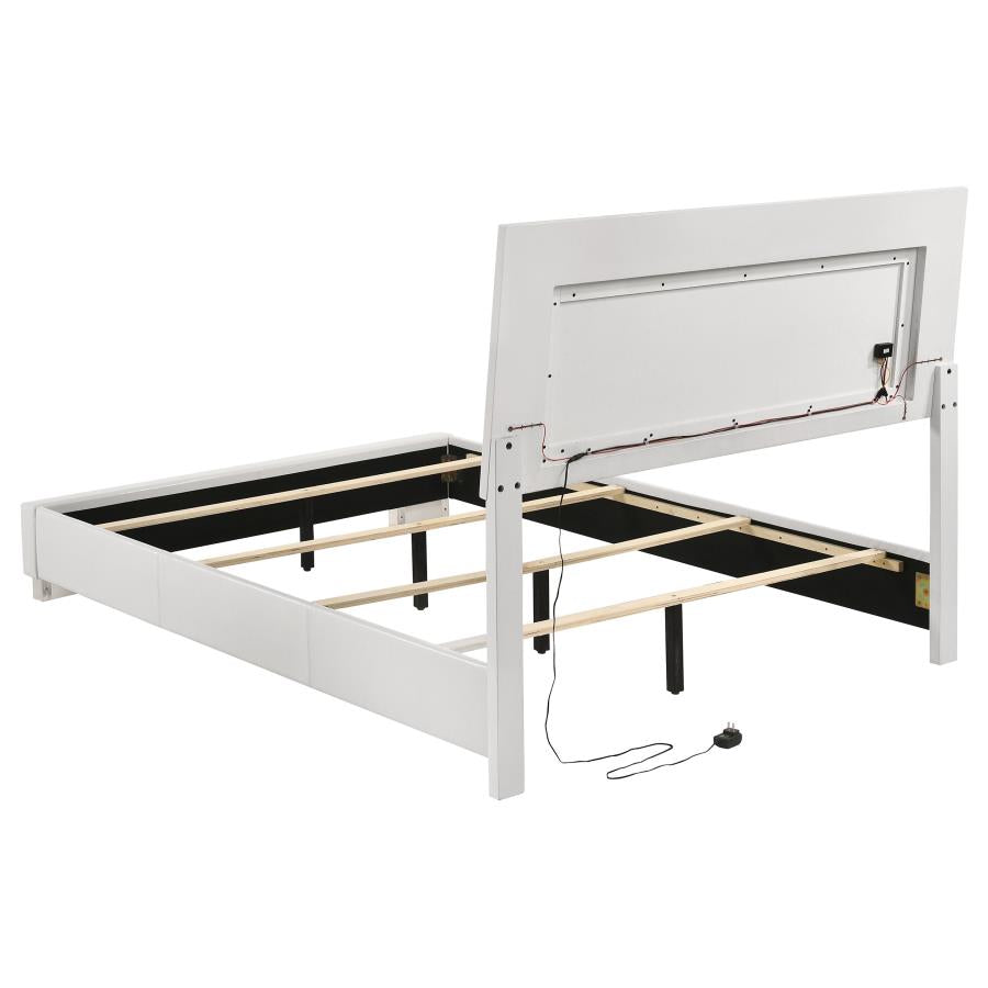 Felicity White Full Bed - MyWaynesHome #