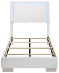 Felicity White Twin Bed 5 Pc Set - MyWaynesHome #