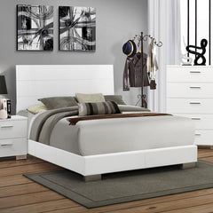Felicity White Eastern King Bed - MyWaynesHome #